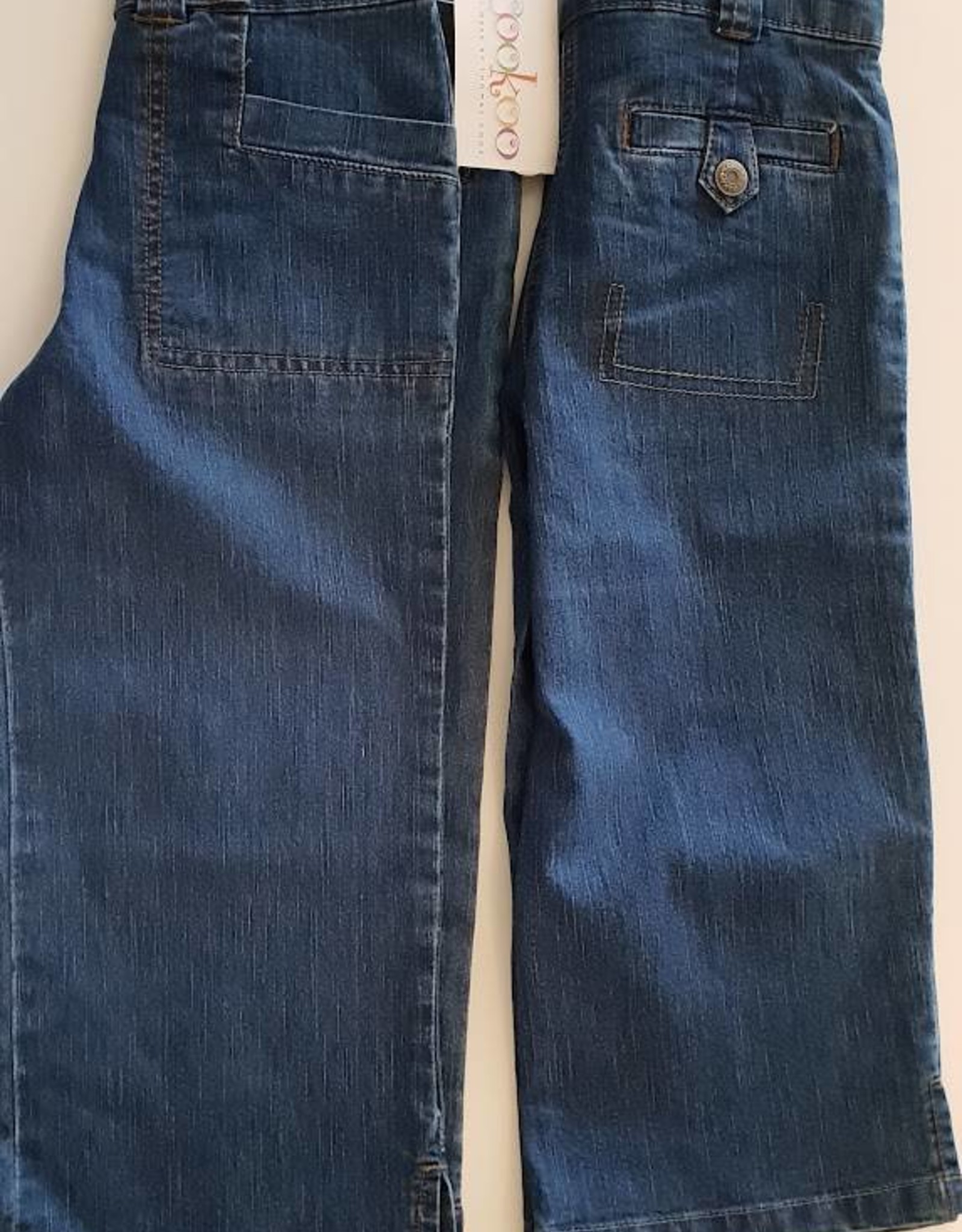 Thomas Cook Thomas Cook Girls Soft Denim 3/4 Pant - Dark Indigo - Size 6