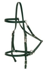 Y Line Quick Release Endurance Double Head Bridle -White - Cob