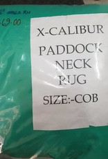 X-Calibur Paddock Neck Rug - Green/Grey - Cob