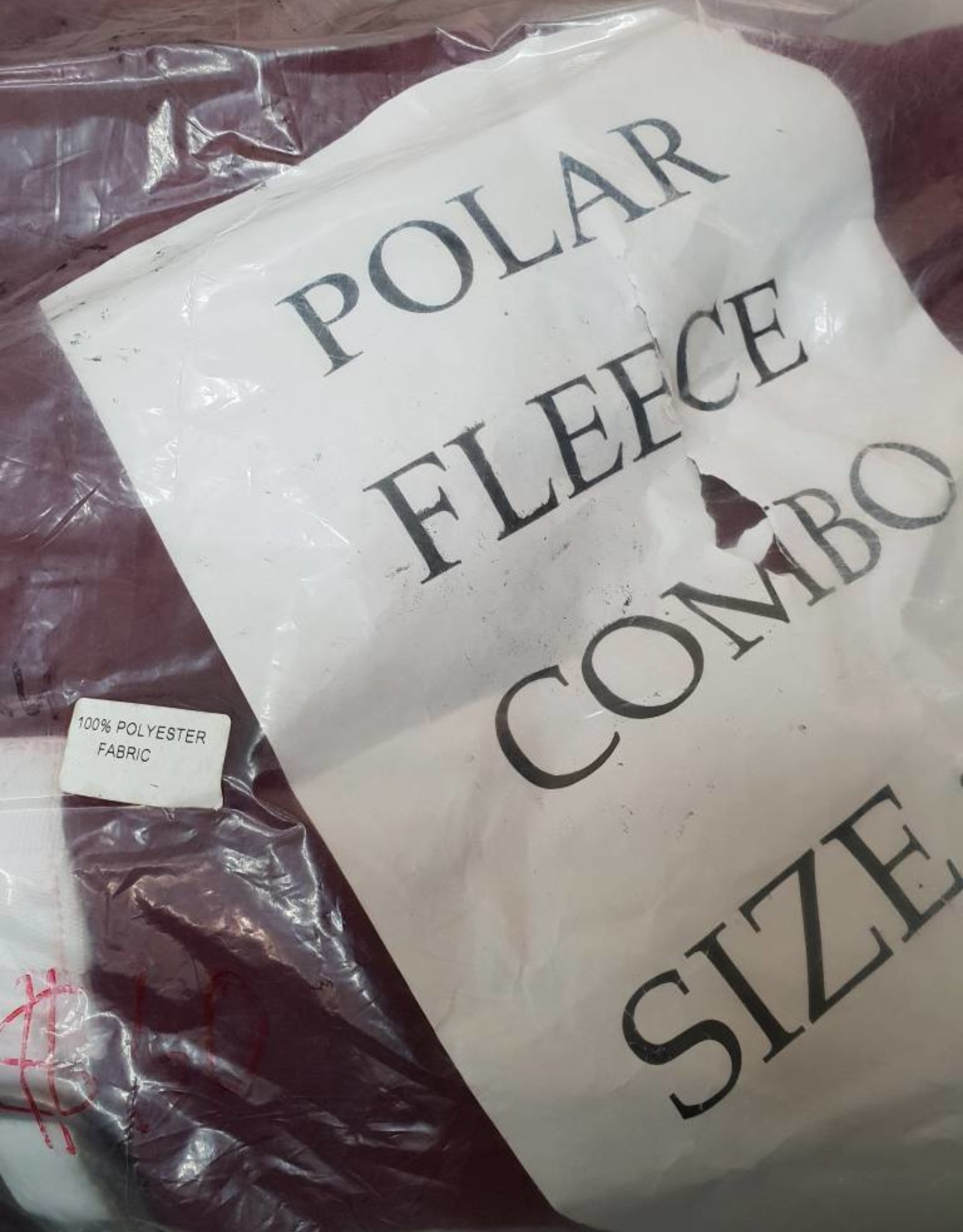 Polar Fleece Combo - Crimson -  5'9"