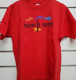 Australian Show Jumper T-Shirt - Red -Size 12