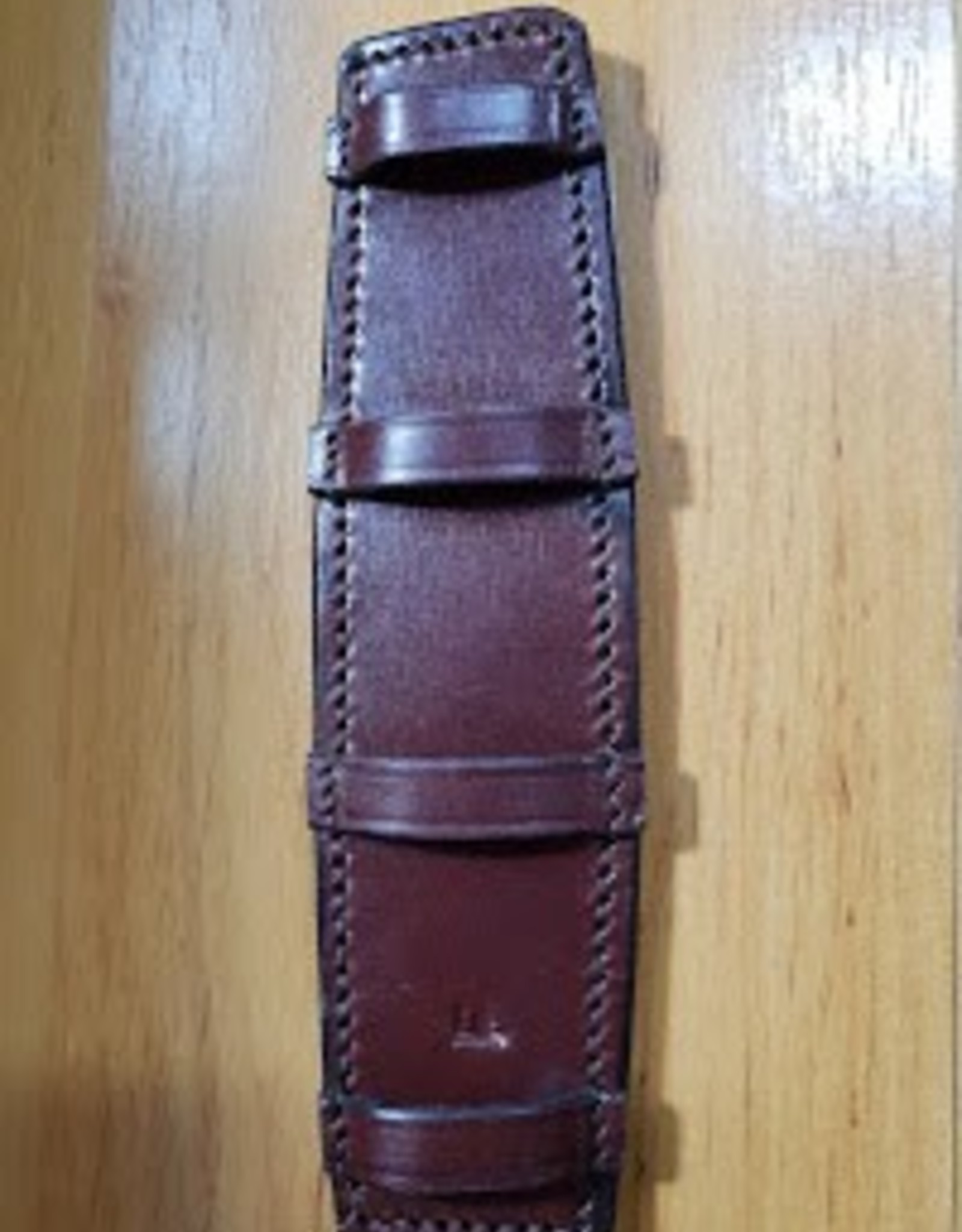 Curb Chain Guard Leather Havana - Full