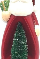 Santa LED with Tree 24cm