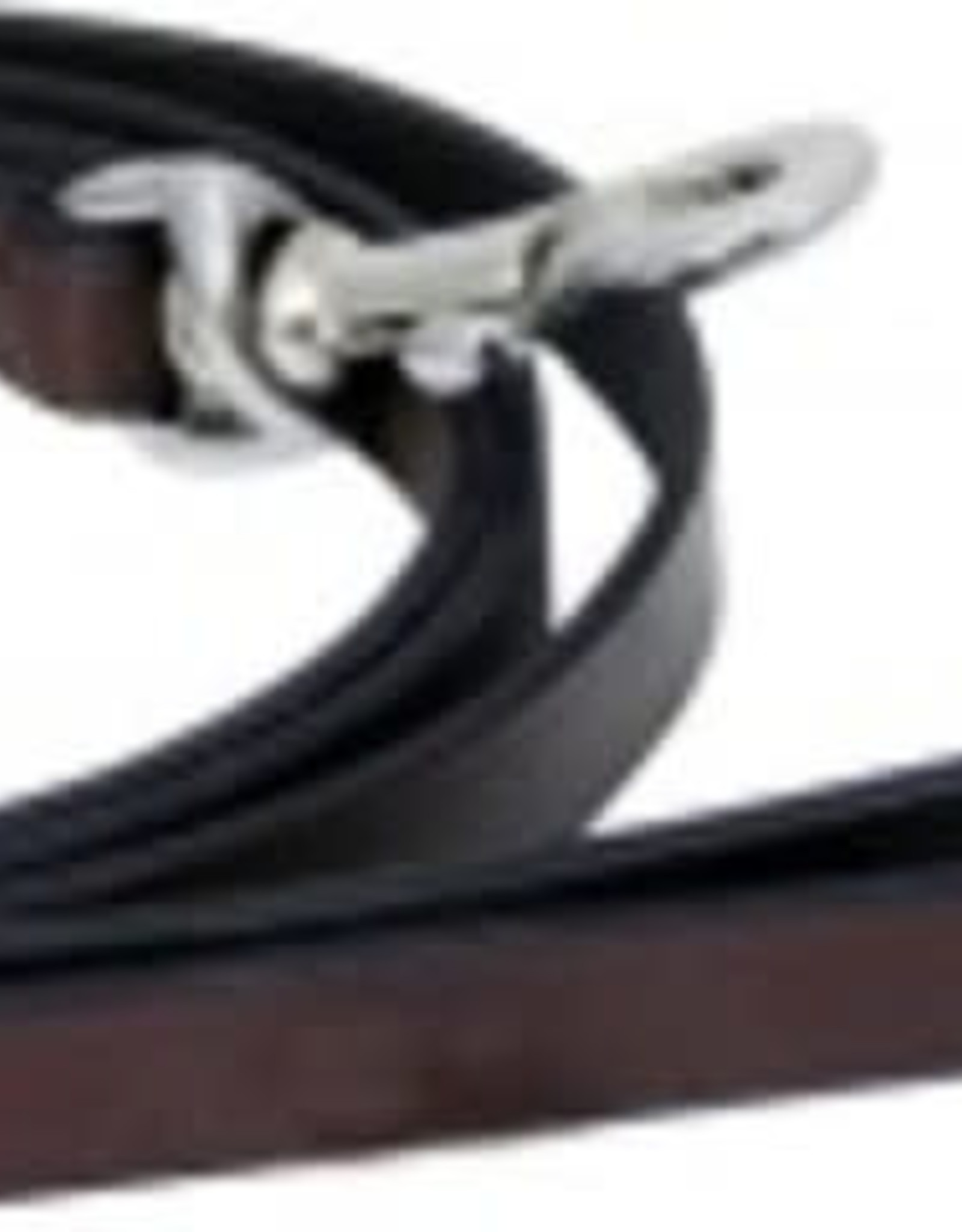 Dog Lead Brown 1/2" Leather Lead 72"