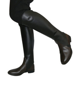 Showcraft Leather Gaiters - Brown - XXL