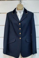 Windsor Apparel Ladies Warrendorf Jacket - Navy with Gold Piping  - Size 18