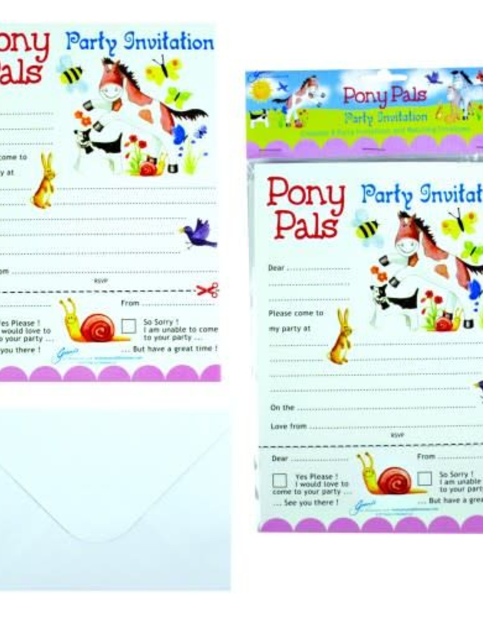 Pony Pals Party Invitations