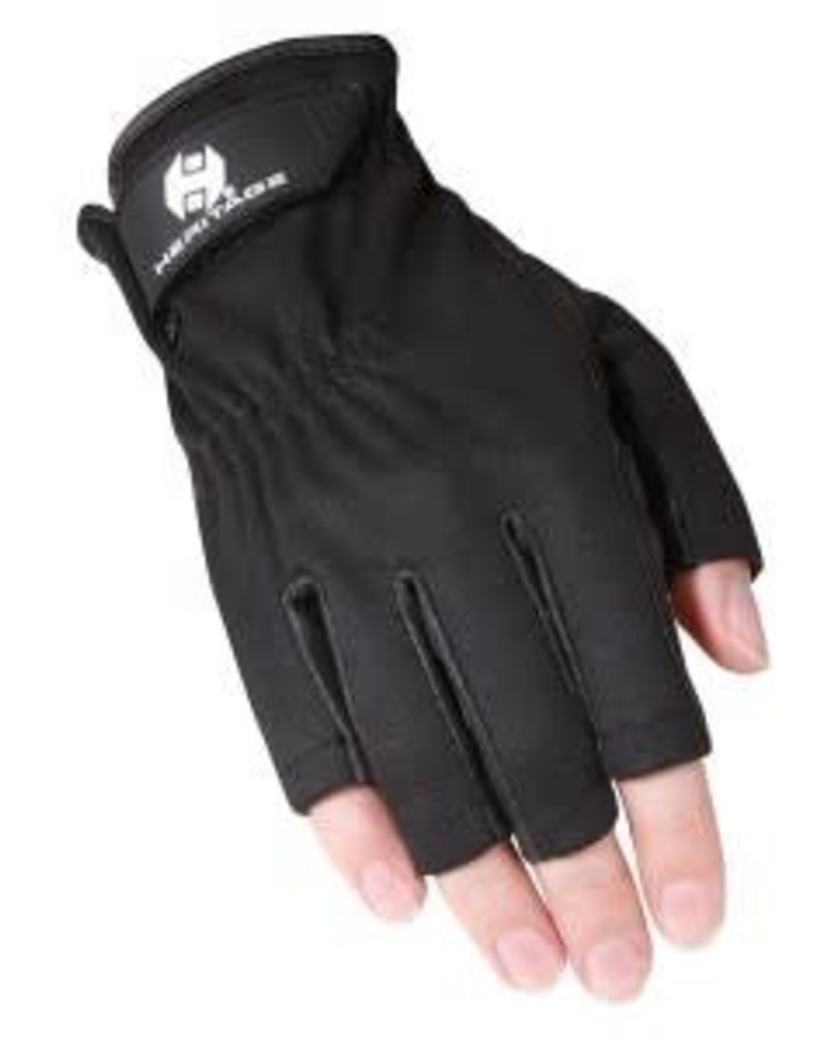 Heritage Tech-Lite Fingerless Gloves - Black - Size 7