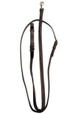 Leather Standing Martingale - Brown - Full