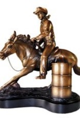 Brigalow Barrel Racer Statue Bronze