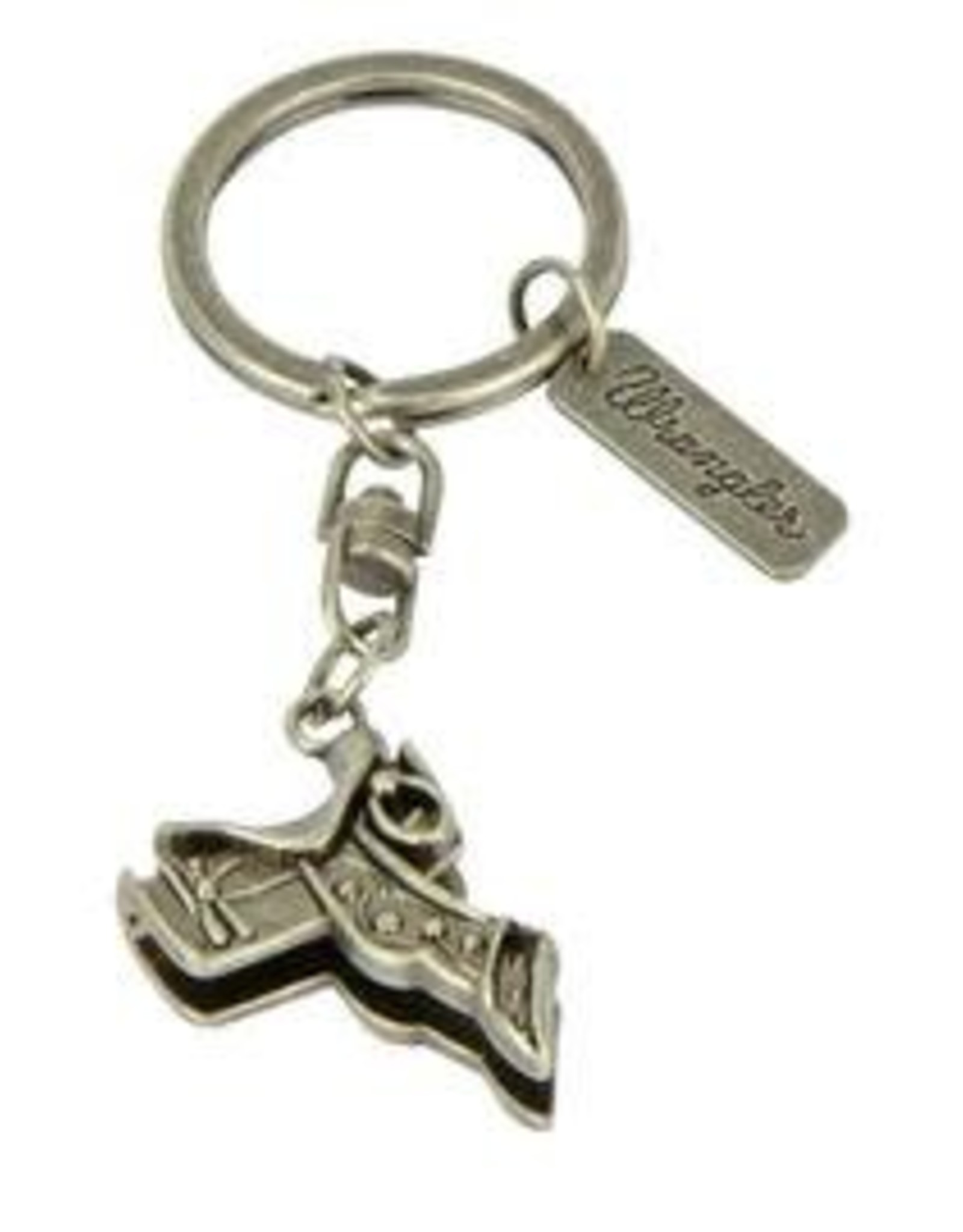 Wrangler Wrangler Saddle Keyring - Gunmetal