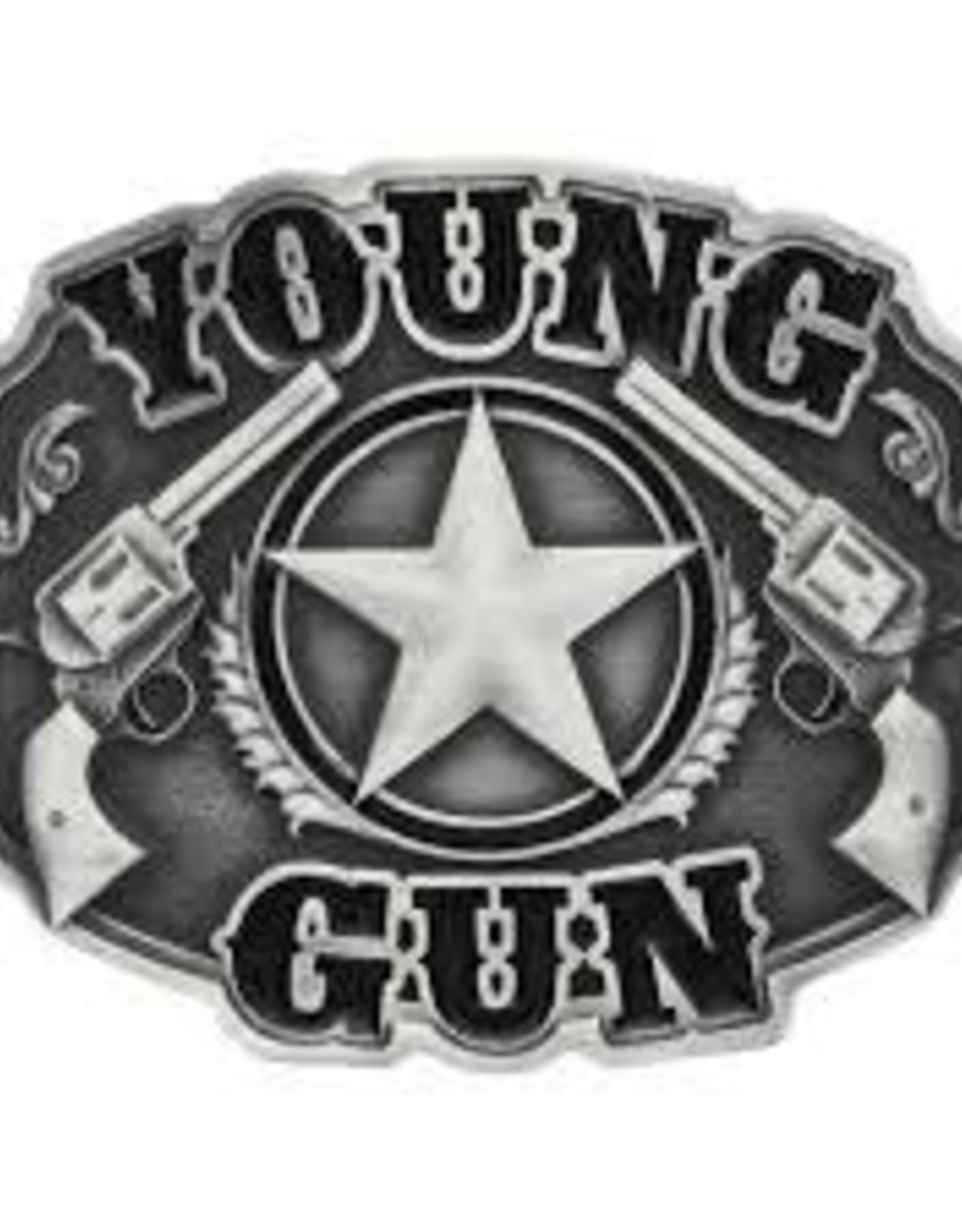 Montana Attitude Buckle Young Gun Buckle