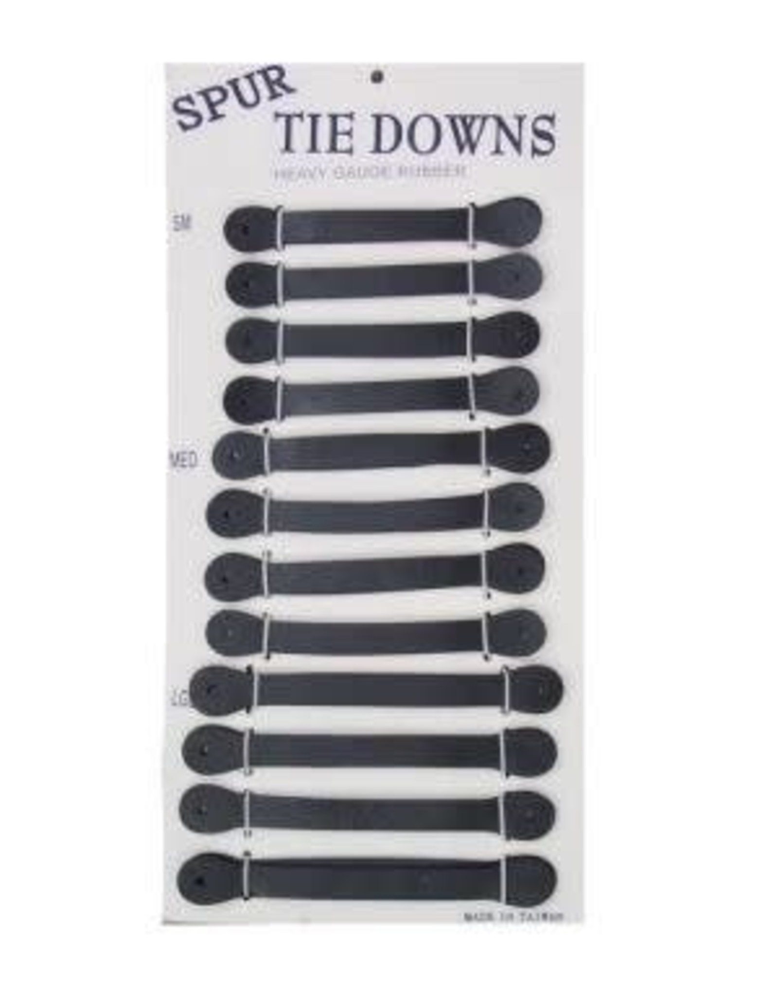 Spur Tie Downs Heavy Guage Rubber - Large