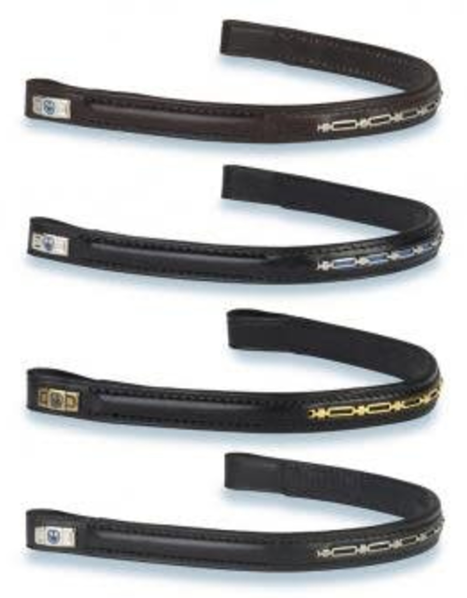 Stubben Browband - Wicklow - Brown on Black - Full