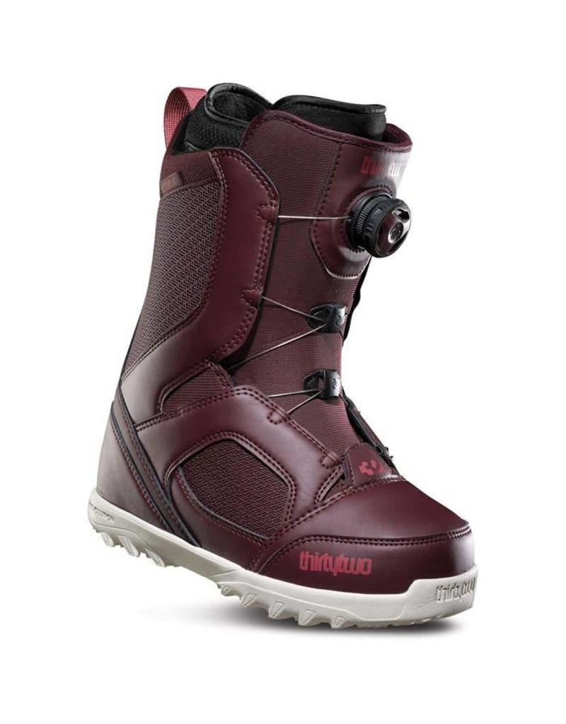 32 THIRTY TWO 2019 WOMENS STW BOA BOOT BURGUNDY