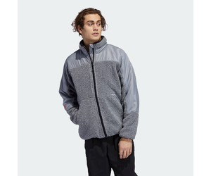 adidas fleece zip jacket