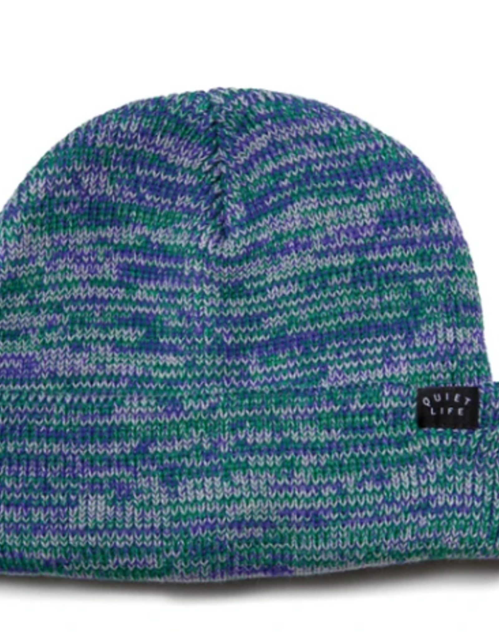 QUIET LIFE SPECKLE BEANIE GREEN PURPLE 