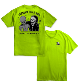LURKING CLASS LURKING CLASS HIGH PLACES TEE SAFETY GREEN