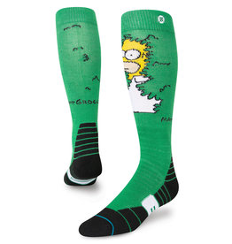 STANCE STANCE HOMER SIMPSONS PERFORMANCE SNOW MID CUSHION SOCK GREEN