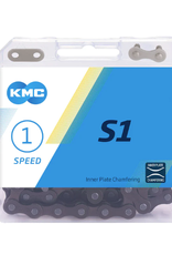 KMC KMC S1 SINGLE SPEED CHAIN BLACK 1/2" X 1/8"