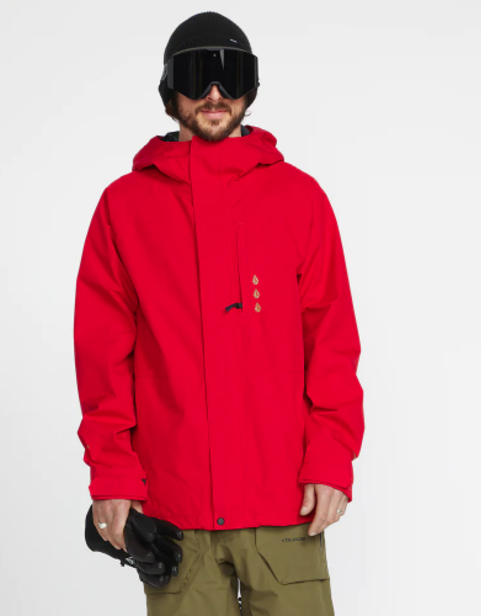 VOLCOM VOLCOM DUA INSULATED GORE-TEX JACKET RED