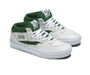 VANS Vans Half Cab White Green Leather The Garden