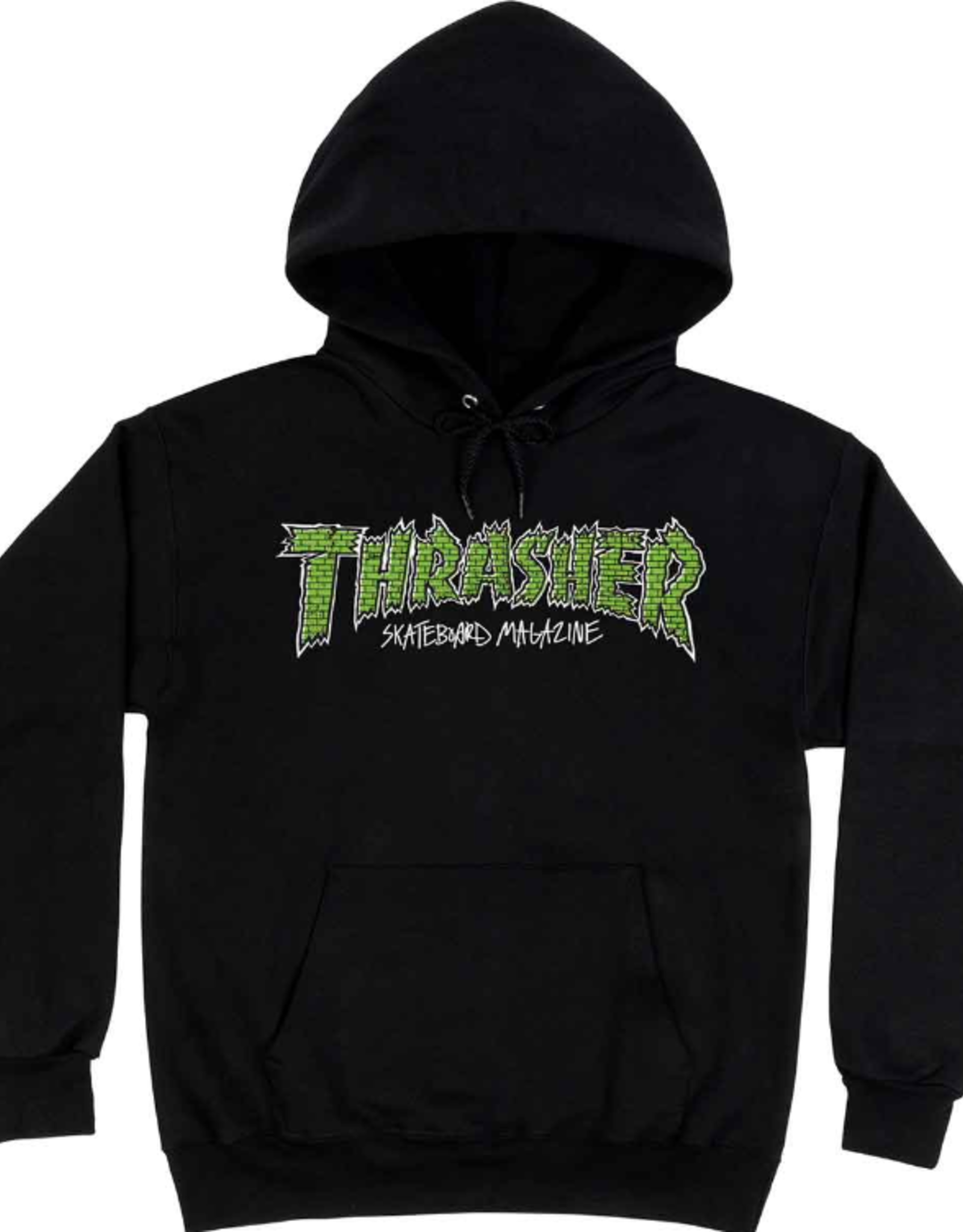 THRASHER THRASHER BRICK P/O HOODIE BLACK