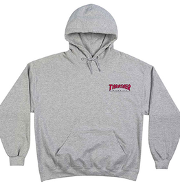 THRASHER THRASHER OUTLINED CHEST P/O HOODIE GREY