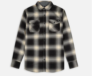 Vans Monterey III Flannel Shirt Botanical Garden Dirt Front