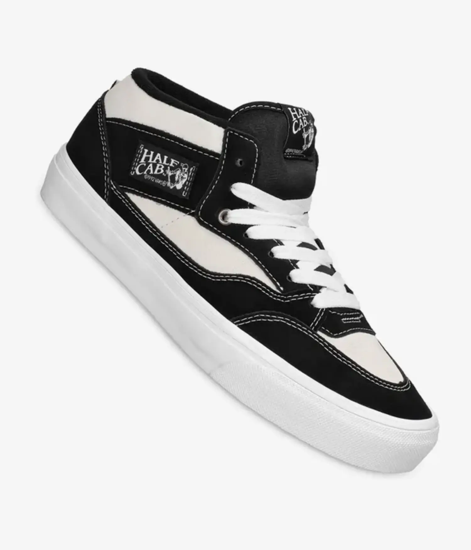 VANS SKATE HALF CAB '92 BLACK WHITE - The Garden VANS SKATE HALF CAB '92 BLACK WHITE - The Garden