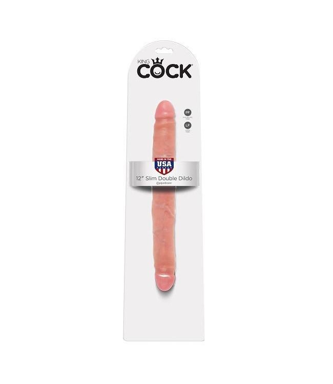 King Cock King Cock 12" Slim Double Dildo