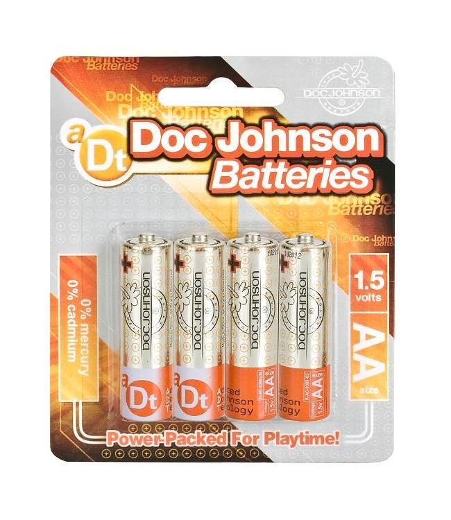 Doc Johnson AA Size Battery 4 Pack