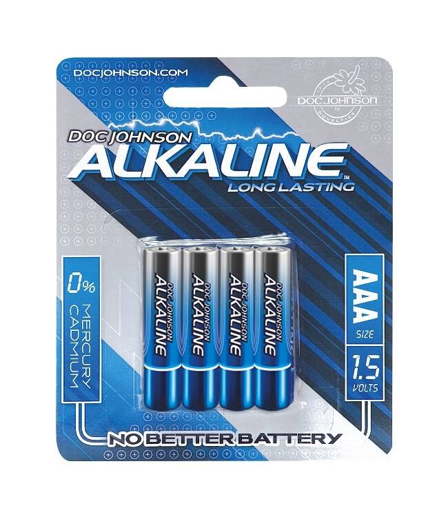 Doc Johnson AAA Size Alkaline Battery 4 Pack