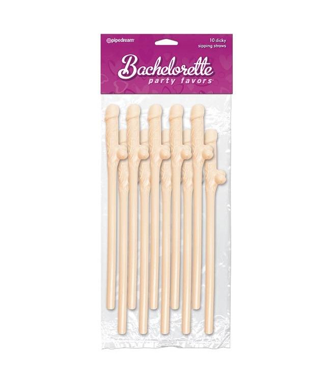 Bachelorette Party Favors Bachelorette Party Favors Dicky Sipping Straws