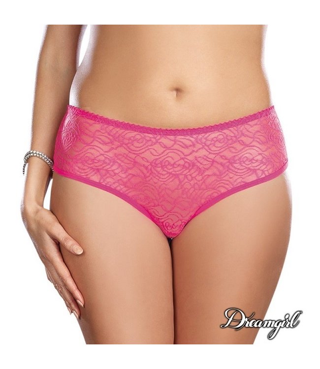Dreamgirl Dreamgirl Ruffled Fun Crotchless Panty Queen