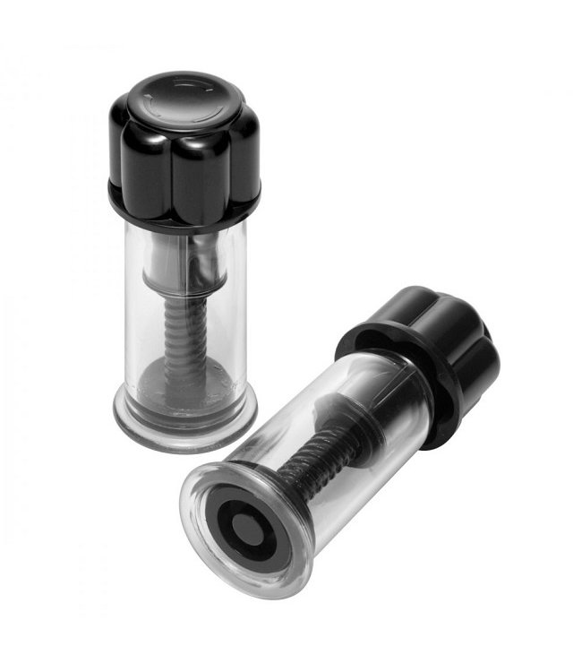 Master Series Black Maxxx Powerful Twist Nipple Suckers