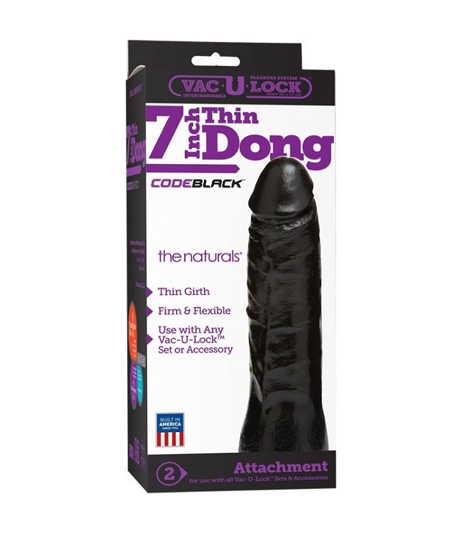 Vac-U-Lock - CodeBlack - 7" Thin Dong