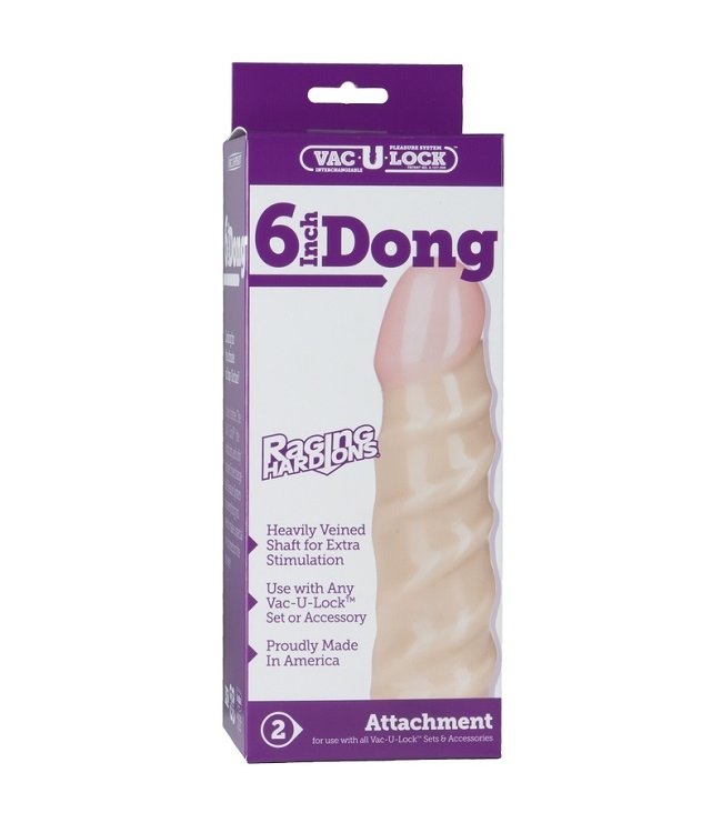 Vac-U-Lock Raging Hard-Ons 6" Dong