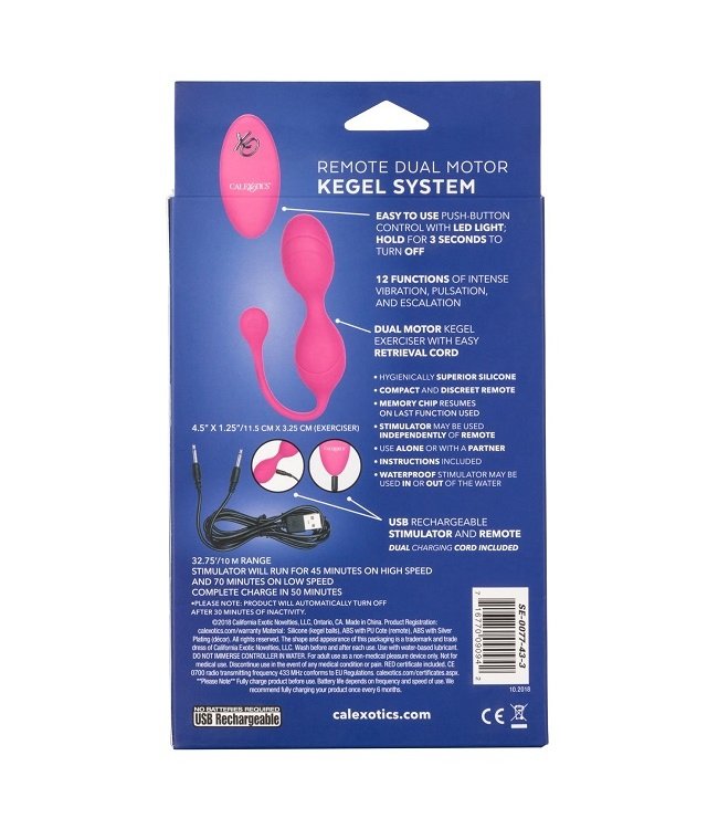 CalExotics Remote Dual Motor Kegel System