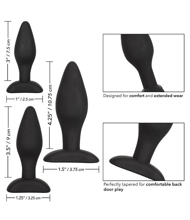 CalExotics Silicone Anal Exerciser Kit