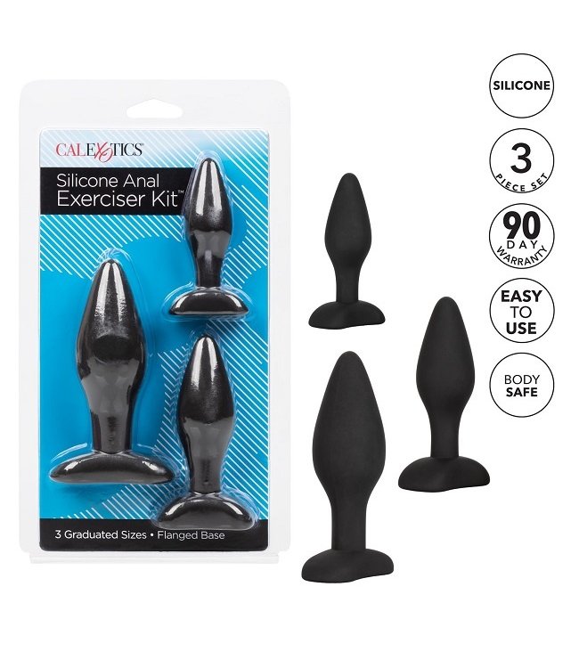 CalExotics Silicone Anal Exerciser Kit