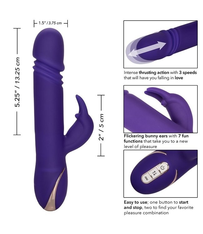 CalExotics Jack Rabbit Signature Silicone Thrusting Rabbit