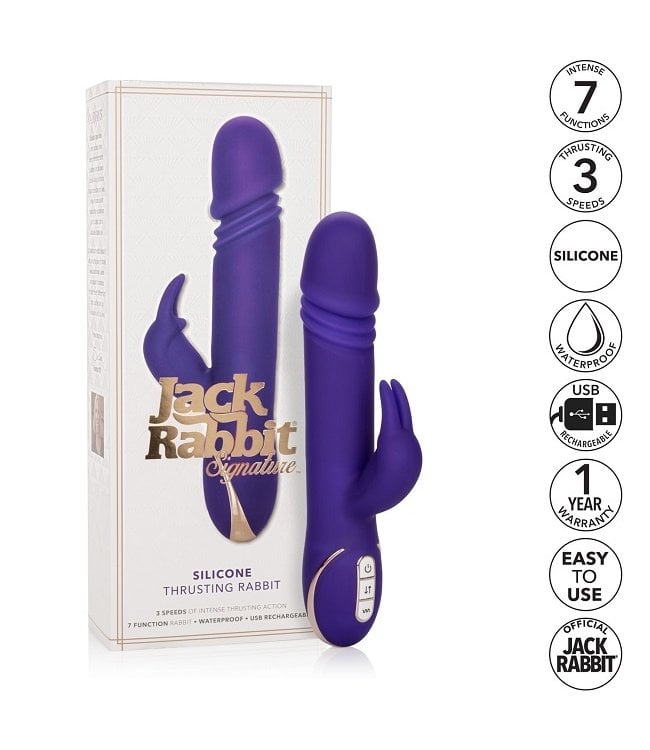 CalExotics Jack Rabbit Signature Silicone Thrusting Rabbit