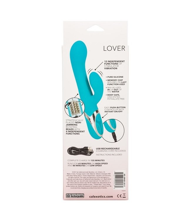 CalExotics Enchanted Lover Rotating Dual Vibrator
