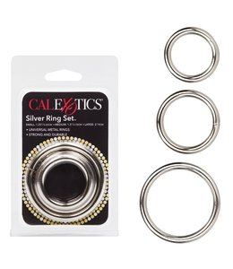 CalExotics Silver Ring Set