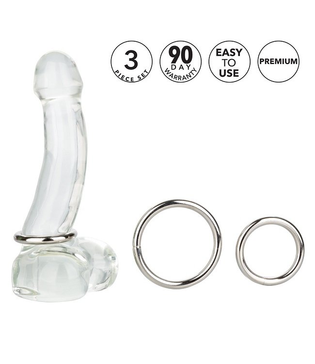 CalExotics Silver Ring Set