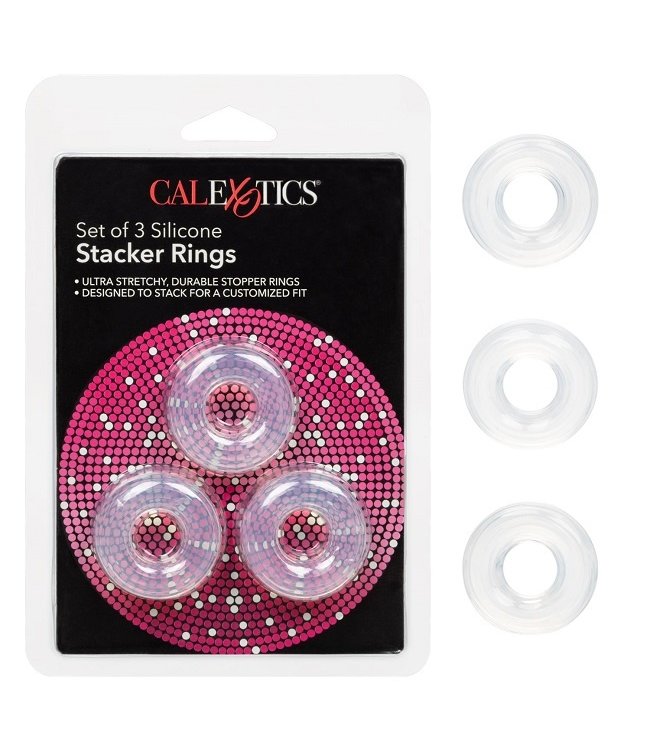 CalExotics Set of 3 Silicone Stacker Rings