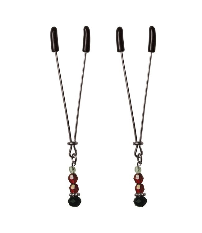 Sexperiments Ruby Black Nipple Clamps
