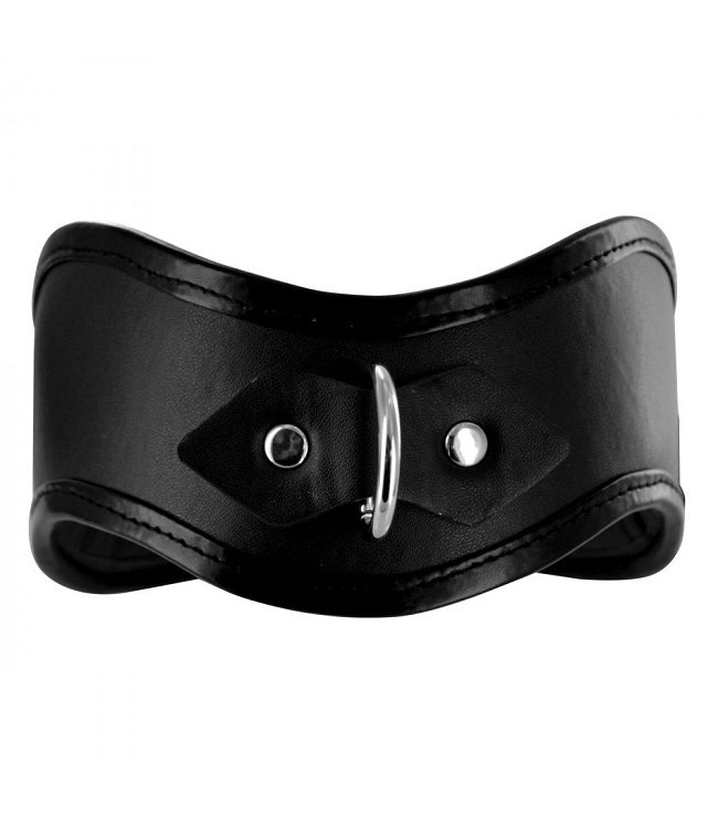 Strict Leather Locking Posture Collar