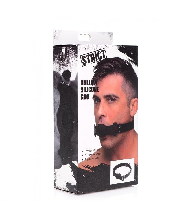Strict Strict Hollow Silicone Gag